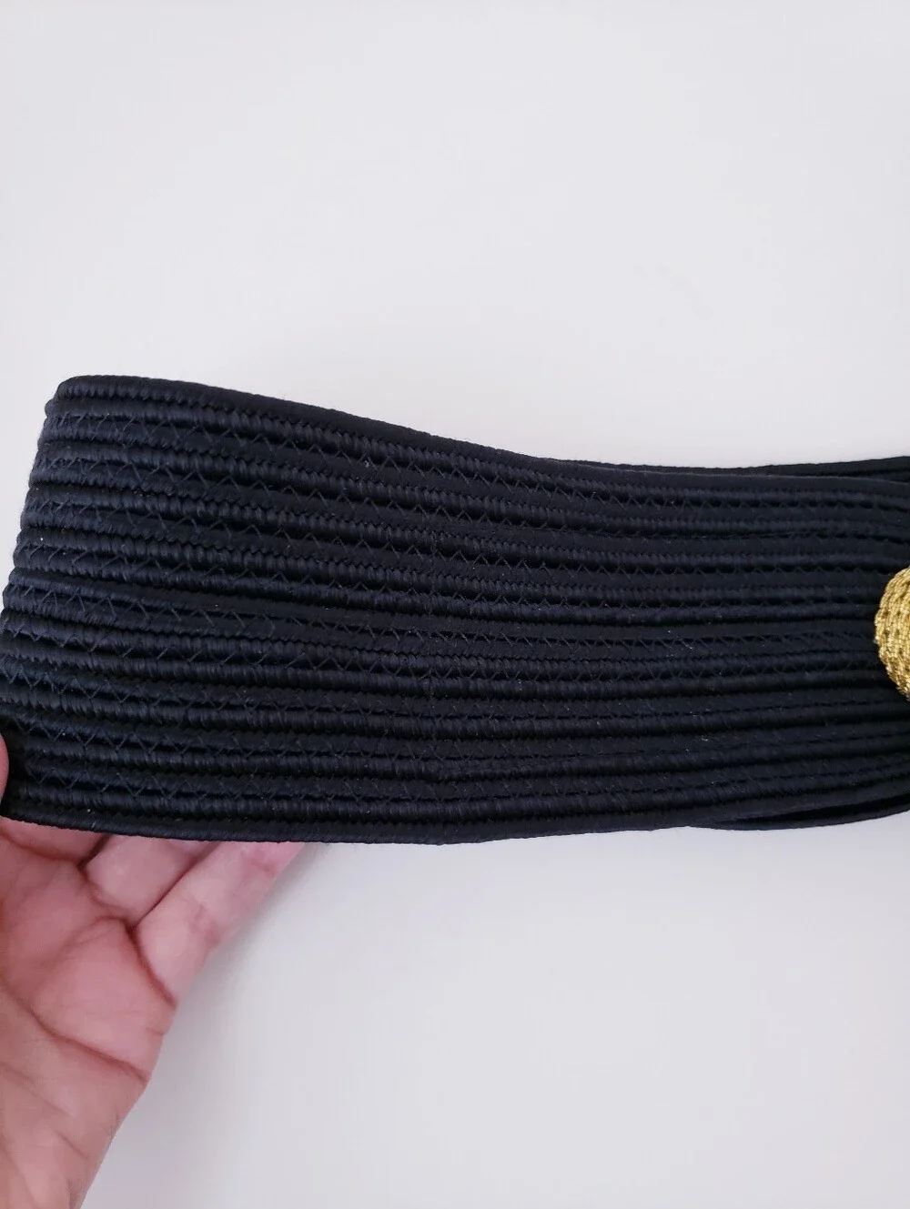 Vintage black wide